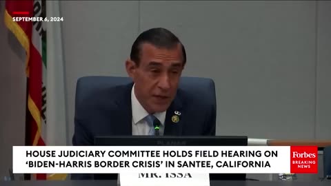 Darrell Issa Calls For An End To ‘Undeniable’ Crisis At Southern Border Under Biden-Harris Admin