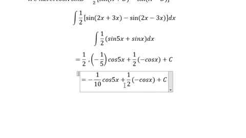 Calculus Help: Integral of cos2x sin3x dx - Integration by Trigonometric identities