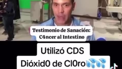 ACTOR MEXICANO VALENTINO LANUS SE CURA DE CANCER DE COLON GRACIAS AL DIOXIDO DE CLOROIO