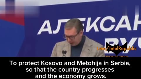 President Aleksander Vucic of Serbia, on Western involvement in Ukraine