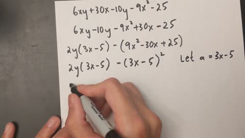 Grade 11 Math - Factoring 5 terms using Grouping, Diff .of Squares and Perfect Square (lesson 2.3)