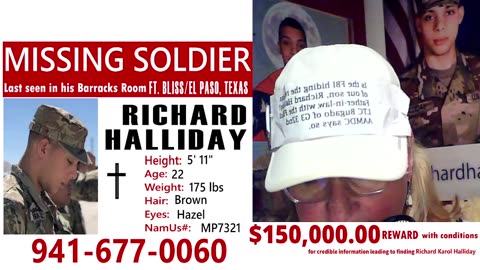 Day 1100 - Find Richard Halliday - Fort Bliss operating outside of the law