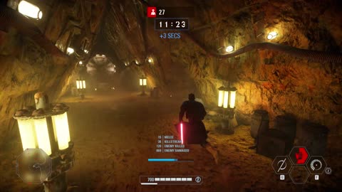 SWBF2 2017: Arcade Onslaught Darth Maul Kessel Gameplay