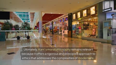 Kant's Moral Philosophy: Navigating Ethical Dilemmas in the 21st Century