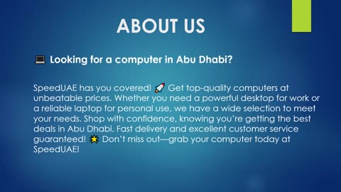 Laptop for Sale Abu Dhabi