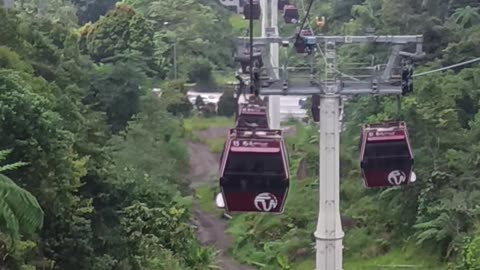 Malaysia beautiful cable car