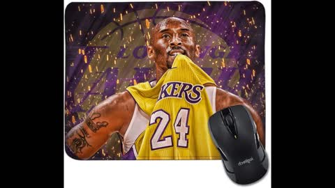 Review: Bryant Lakers Mouse Pad Anti-Slip Rubber Rectangular Mouse Mat Laptops Desktop Office G...