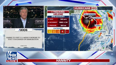 Hannity - Thursday, September 26 Hurricane Helene, Trump’s Presser, Harris-Border