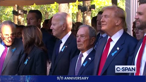 Wow. Donald Trump shakes Kamala’s hand at today’s 9-11 ceremony