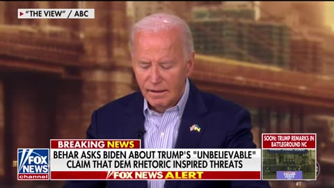 'Not good!'- Hosts react to Biden's 'View' appearance