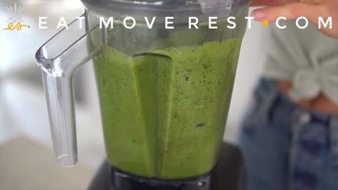 Vegan Green Protein Smoothie | Detoxifying & Energizing