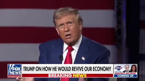 WATCH_ Trump answers audience questions at Fox News town hall