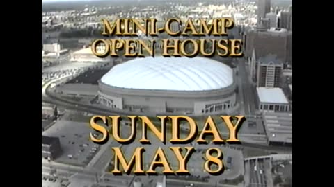 May 6, 1994 - Ad for Indianapolis Colts Mini-Camp at the Hoosier Dome