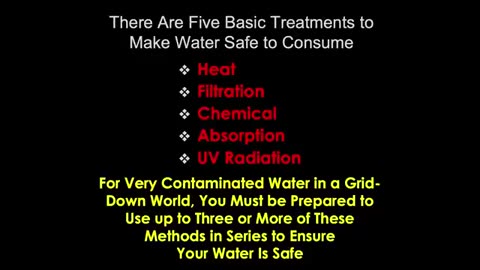 Emergency Water: How to Find, Store and Treat Water With Jim Phillips.