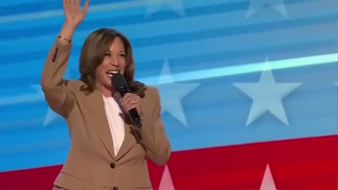 FULL SPEECH: Kamala Harris makes surprise speech at DNC, thanks Biden and looks to November