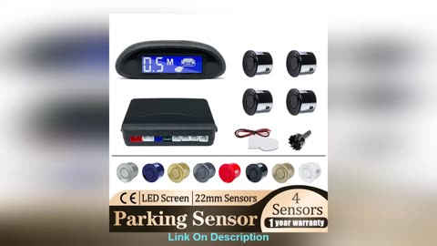 Review Parking Sensor Kit Car Parktronic LCD Display Bac