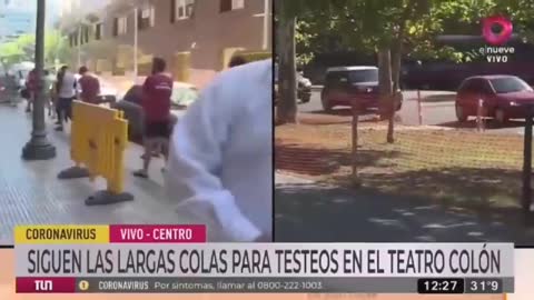 South American News reporter collapses on live T.V