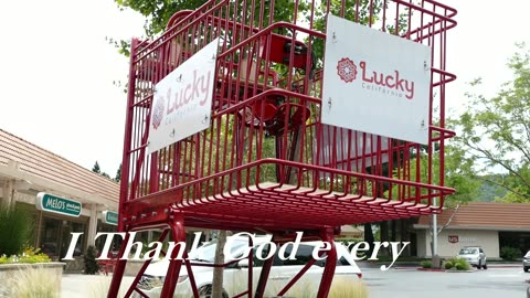 Worlds Largest Shopping Cart with Hot Rod Engine!. Won $25 Lucky gift card at LUCKY.