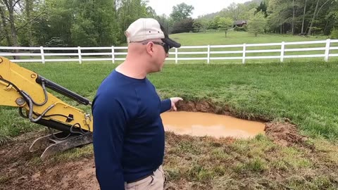 Making a small fish pond