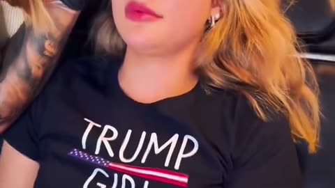 TRUMP TATTOO ON FOREHEAD