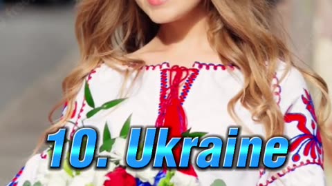 Top 10 Countries with Most Beautiful Women