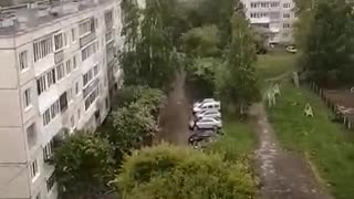 Hurricane in Russia.