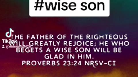 wise son #biblescripture #Bible #bibleverseoftheday📖😇 #bibletruth #biblebuild