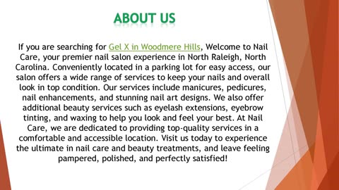 If you are searching for Gel X in Woodmere Hills