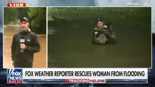 Fox Reporter Saves Woman From Flooding Car As Hurricane Surges On Atlanta Street