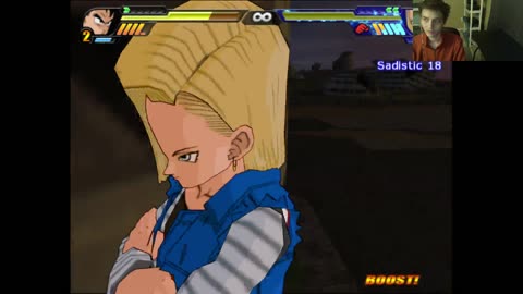 Dragon Ball Z Budokai Tenkaichi 3 Battle #71 With Live Commentary - Android 18 VS Future Gohan