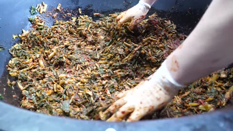 Boiled mud-fishSoup " Chueotang " / Korean street food