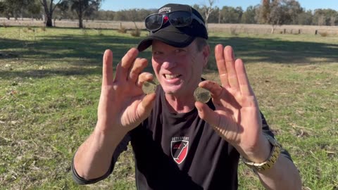 Pennies Galore In The Hole Metal Detecting