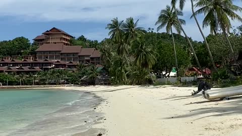 A View of the Sea in a Beach Resort