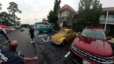 32nd Annual Eureka Springs VW Show 2024 - Leisurely Golf Cart Ride after the Parade