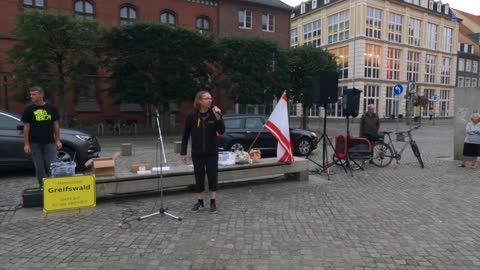 Greifswald - Zum Abshluß der Kundgebung 29-08-2022