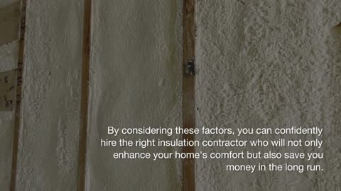 Choosing the Right Insulation Contractor - Key Factors You Shouldn't Overlook