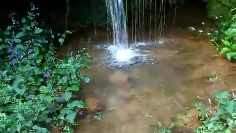 Natural waterfall