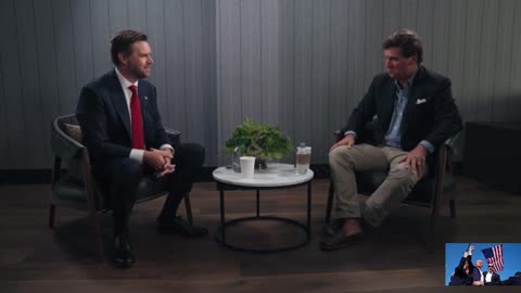 Tucker Carlson sits down with JD Vance