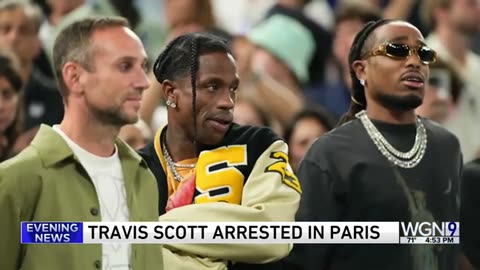 Rapper Travis Scott arrested at Paris hotel after altercation with security guard, prosecutors say