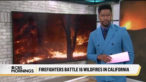 Wildfires rage in California as authorities arrest man for starting massive Line Fire