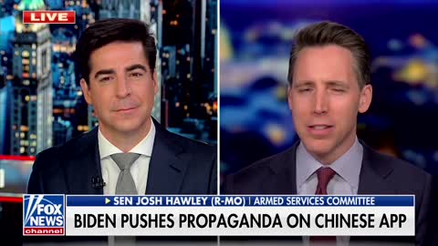 Sen. Josh Hawley Says Biden Is 'Incompetent' For Pushing Agenda On TikTok