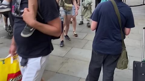 Man Uses Raw Chicken As A Hat