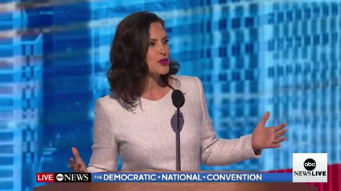 FULL SPEECH_ Gretchen Whitmer calls Harris a ‘total bad-’