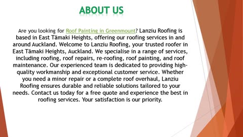 Are you looking for Roof Painting in Greenmount?