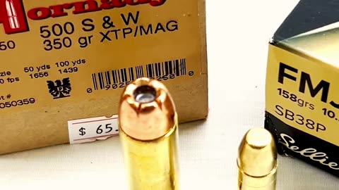 Mine Is Bigger Than Yours: S&W 500 Magnum vs .38 Special