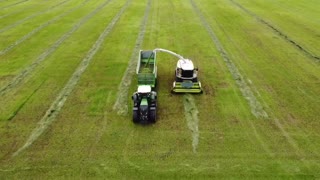 Aerial silage video