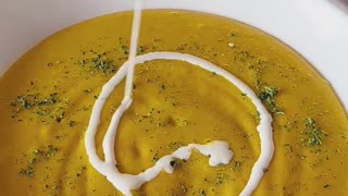 My version for Easy Perfect Homemade Pumpkins Soup 🍲 🎃 #soup #pumpkinssoup #food #recipe #foryou