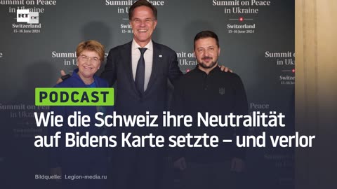 Wie die Schweiz ihre Neutralität auf Bidens Karte setzte – und verlor