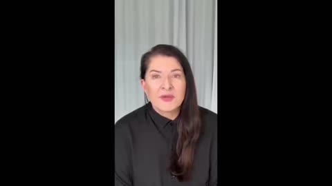 Marina Abramovic | Marina Speaks About Russian / Ukraine Conflict