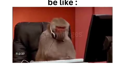 Monkey using computer meme X comparing monkey to my frnd